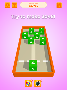Chain Cube 2048: 3D Merge Game Screenshot