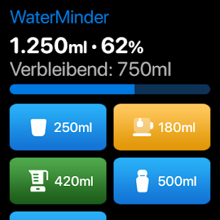 WaterMinder – Wassertracker Screenshot