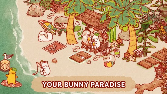 Usagi Shima: Cute Bunny Game Screenshot