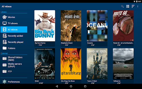 Archos Video Player Screenshot