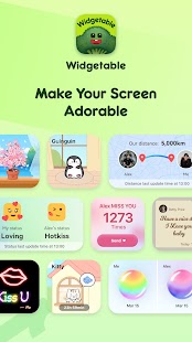 Widgetable: Adorable Screen Screenshot