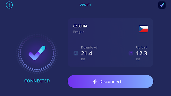 vpnify - Unlimited VPN Proxy Screenshot