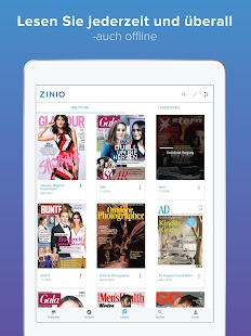 ZINIO - Digitale Zeitschriften Screenshot