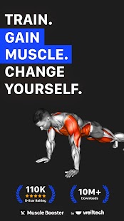 Workout Planner Muscle Booster Screenshot