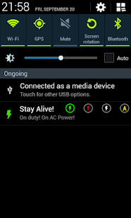 Stay Alive! Keep screen awake Screenshot