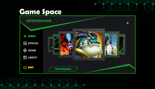 GreenShark Game Space Screenshot