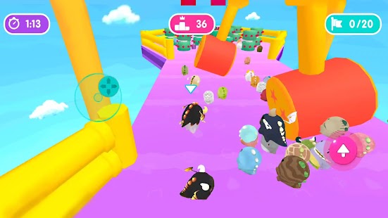 Fall.io - Race of Dino Screenshot