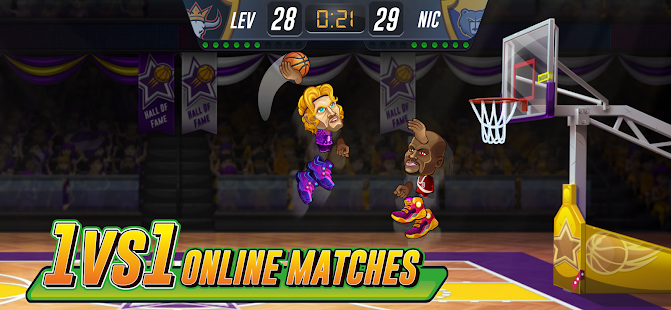 Basketball Arena: Online Spiel Screenshot