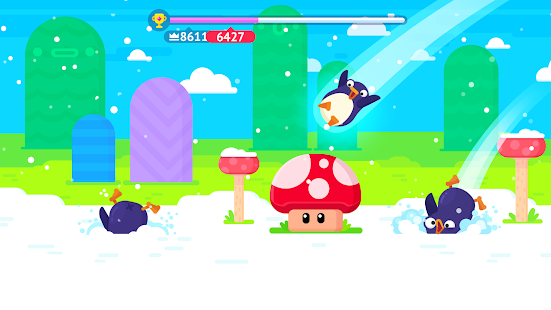 Bouncemasters: Pinguin Spiele Screenshot