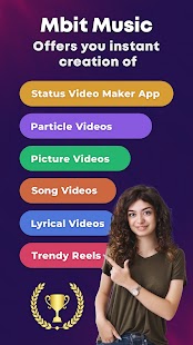 MBit Music Video Status Maker Screenshot