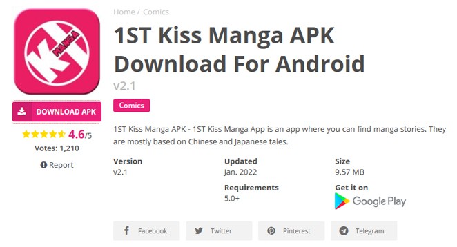1stkissmanga-app-download