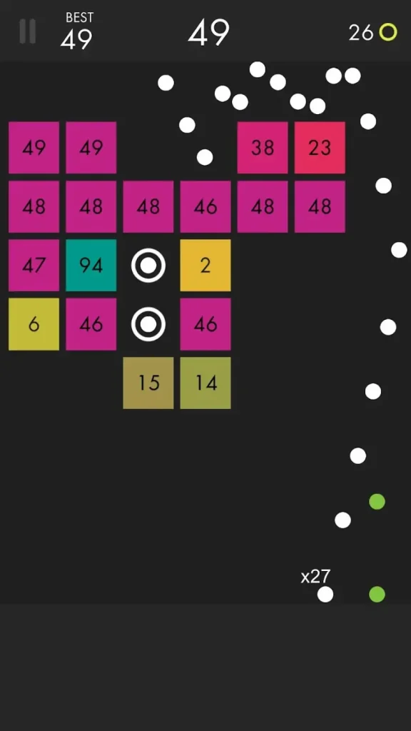 Ballz is a puzzle game published by Ketchapp. This game makes your brain relax and calm in your leisure time. Lift your fingers to throw the balls and break the bricks. Collect all the objects to get additional balls and create a limitless ball chain. The level of bricks will be expanded after every round. It seems very simple to play but it’s actually very difficult to play and build a new high score. 
About Ballz MOD APK
Explore This Article
This is a really fun and interactive game in which you have to the rhythm with the ball and experience the entertaining gameplay. This is an arcade game that anyone can play on their Android devices. It is an offline game that you can play anytime and anywhere you want. The game comes with simple gameplay where you need to choose your favorite music and use the balls to break the numbered bricks and make some more interesting music. In this game, you will find a massive collection of music to choose from. Choose your favorite of all and experience the beauty of this stunning game.
Ballz MOD APK
Endless gameplay
This game is specially designed to let players relax their brains with the champion. The game offers stunning 3D graphics quality and very simple controls. As this is a level-based game you might think the game will end one day. But this is an endless game with an infinite number of levels that offers you unlimited entertainment. Your only task in the game is to break as many bricks as possible before your ball returns to the bottom. While the balls are breaking the bricks new balls are creating and this makes an endless chain of breaking and creating. Moreover, you can also collect many awesome items in a few blocks to unlock all the items in the game like new and unique balls and many more. 
Graphics Quality
The game comes with stunning and attractive 3D graphic quality. This is an Arcade game therefore it has a little dull and dark color but it looks quite beautiful and relaxing. Each block has a specific number that shows how many times the ball needs to hit the specific block to break it entirely. The controls are very simple, you just need to swipe your finger on the screen to launch the ball. 
Advantages Of Ballz MOD APK
Free to play offline games.
Simple touch controls.
Lots of levels to play.
Build a new high score each time and enjoy.
Stunning graphics quality.
More Games:
Dancing Race MOD APK 
Super Swing Man MOD APK 
Feature Of Ballz Mod Apk
Unlimited Money
Unlocked All Premium Feature
Unlimited Coins
Unlocked All Levels
No Ads
Unlimited Everything
WHAT’S NEW
Ballz-MOD-APK-1
