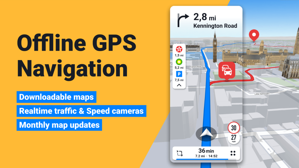 Sygic GPS Navigation & Maps Latest MOD